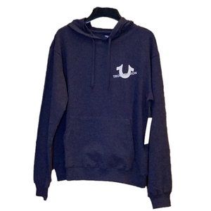 True Religion Loungewear navy blue hooded sweatshirt, hoodie. Mens size large